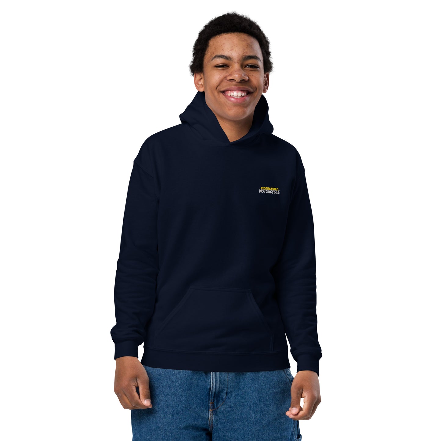 Youth heavy blend hoodie By Rider&Road "Daddy's Biker"