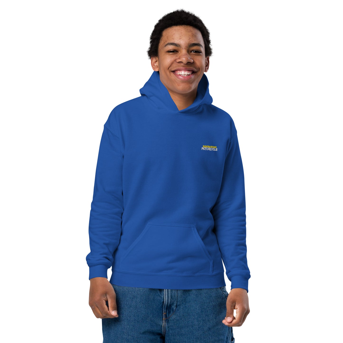 Youth heavy blend hoodie By Rider&Road "Daddy's Biker"