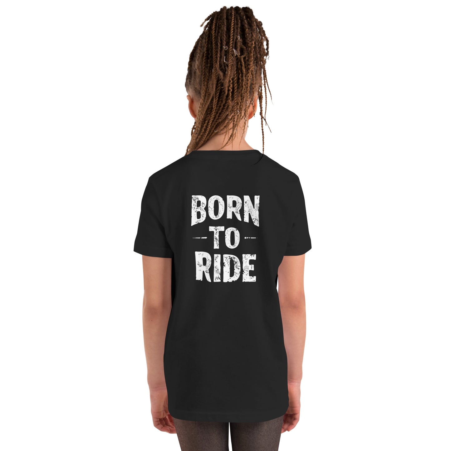Youth Short Sleeve T-Shirt By Rider&Road "R&R Dark"