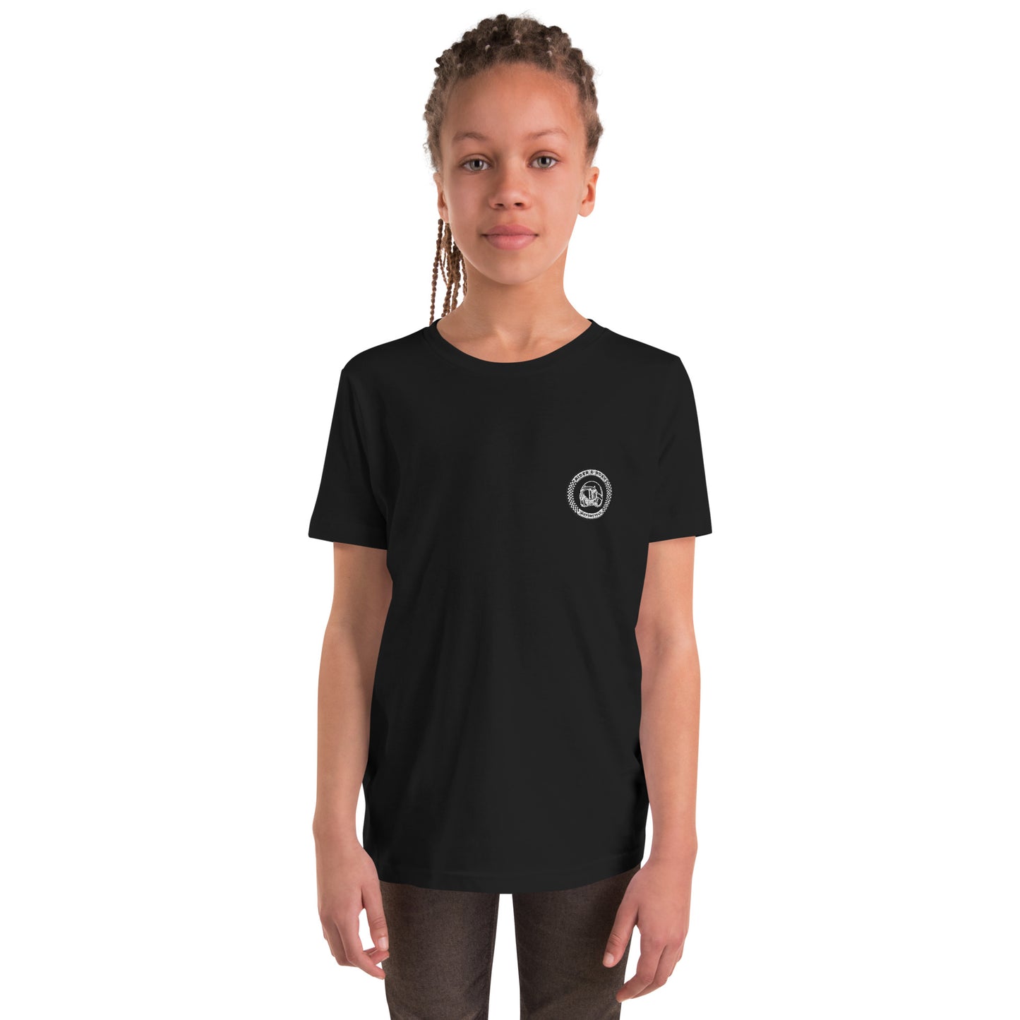 Youth Short Sleeve T-Shirt By Rider&Road "R&R Dark"
