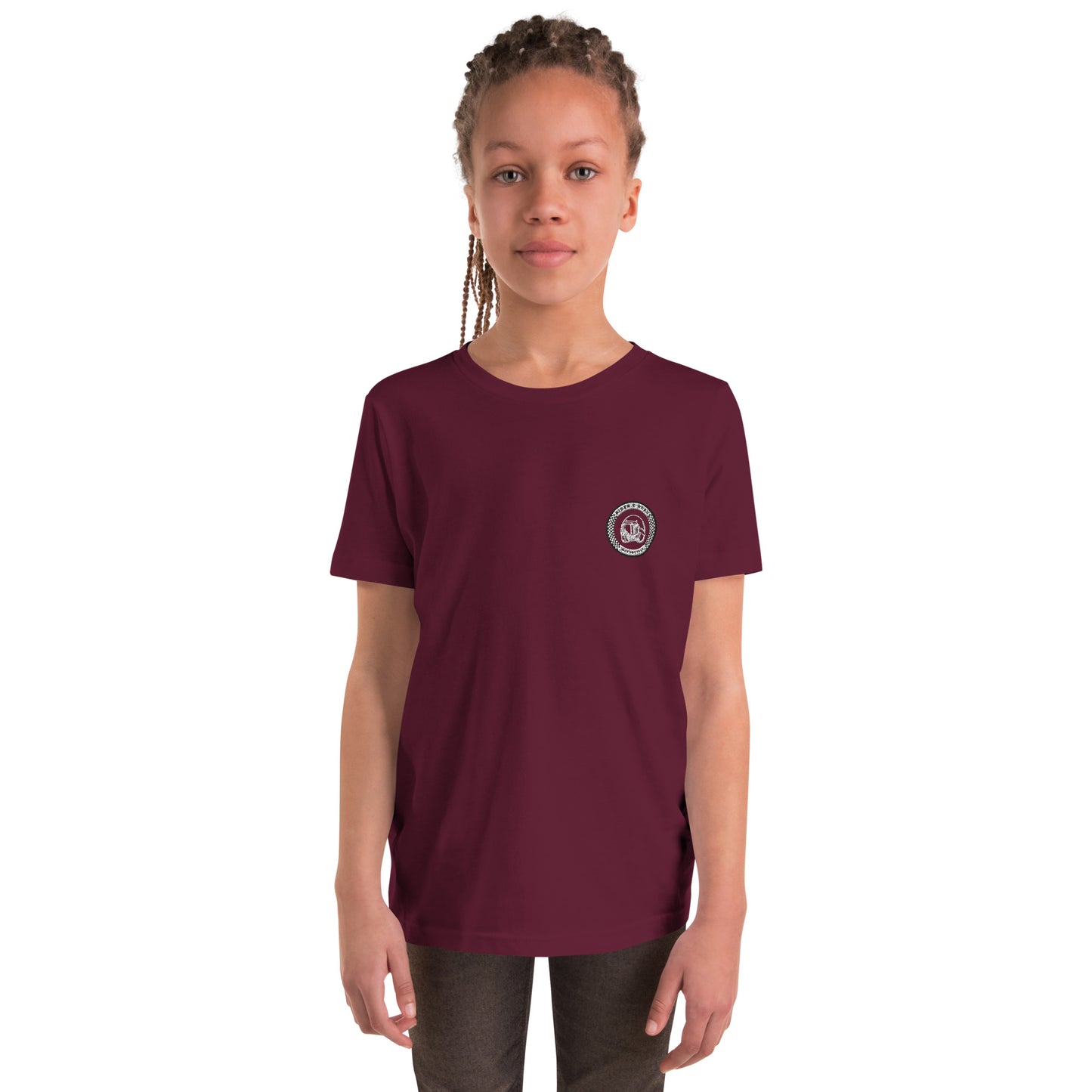Youth Short Sleeve T-Shirt By Rider&Road "R&R Dark"