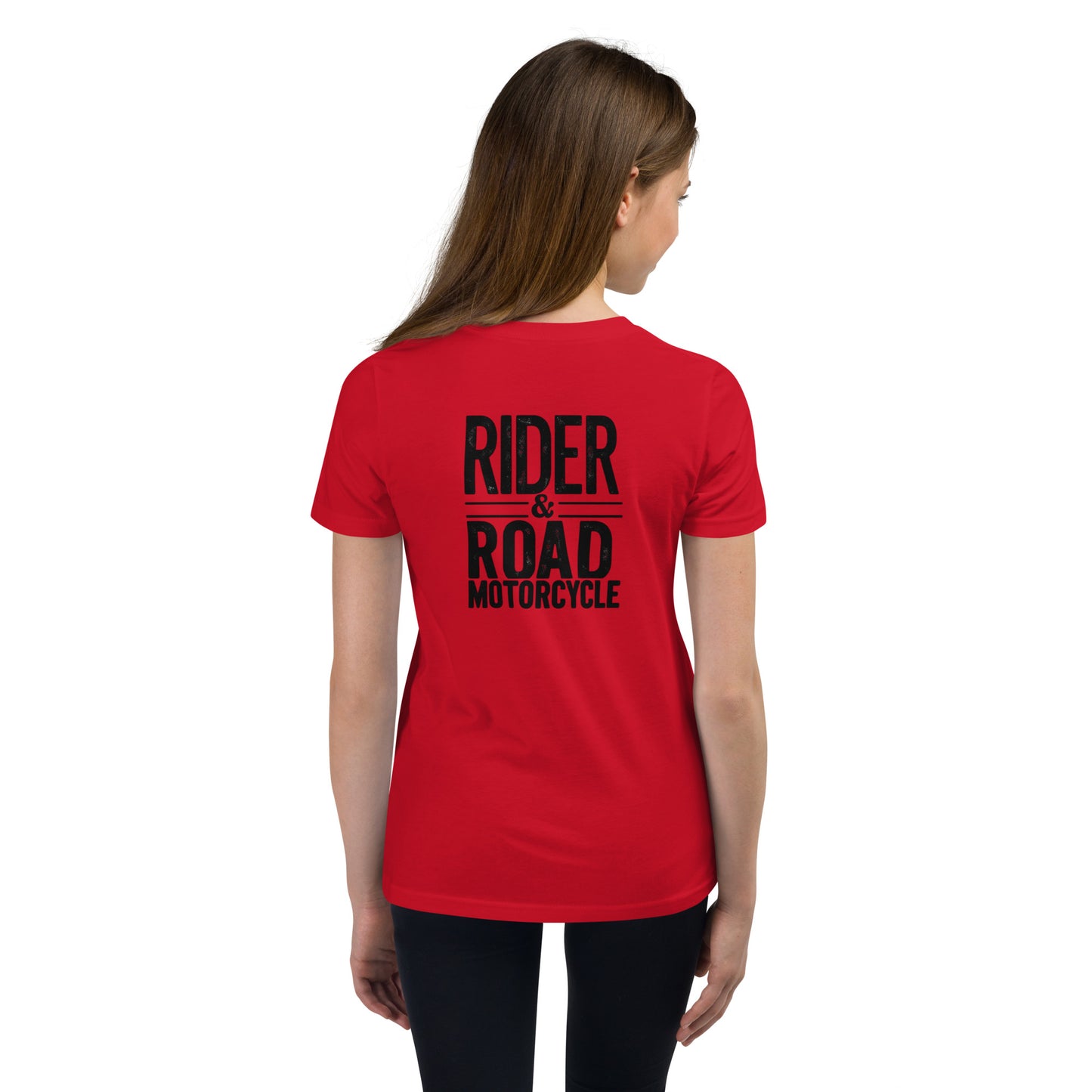 Youth Short Sleeve T-Shirt By Rider&Road "Aviator glasses"