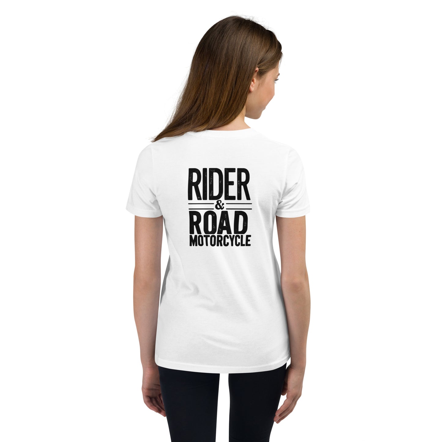 Youth Short Sleeve T-Shirt By Rider&Road "Aviator glasses"