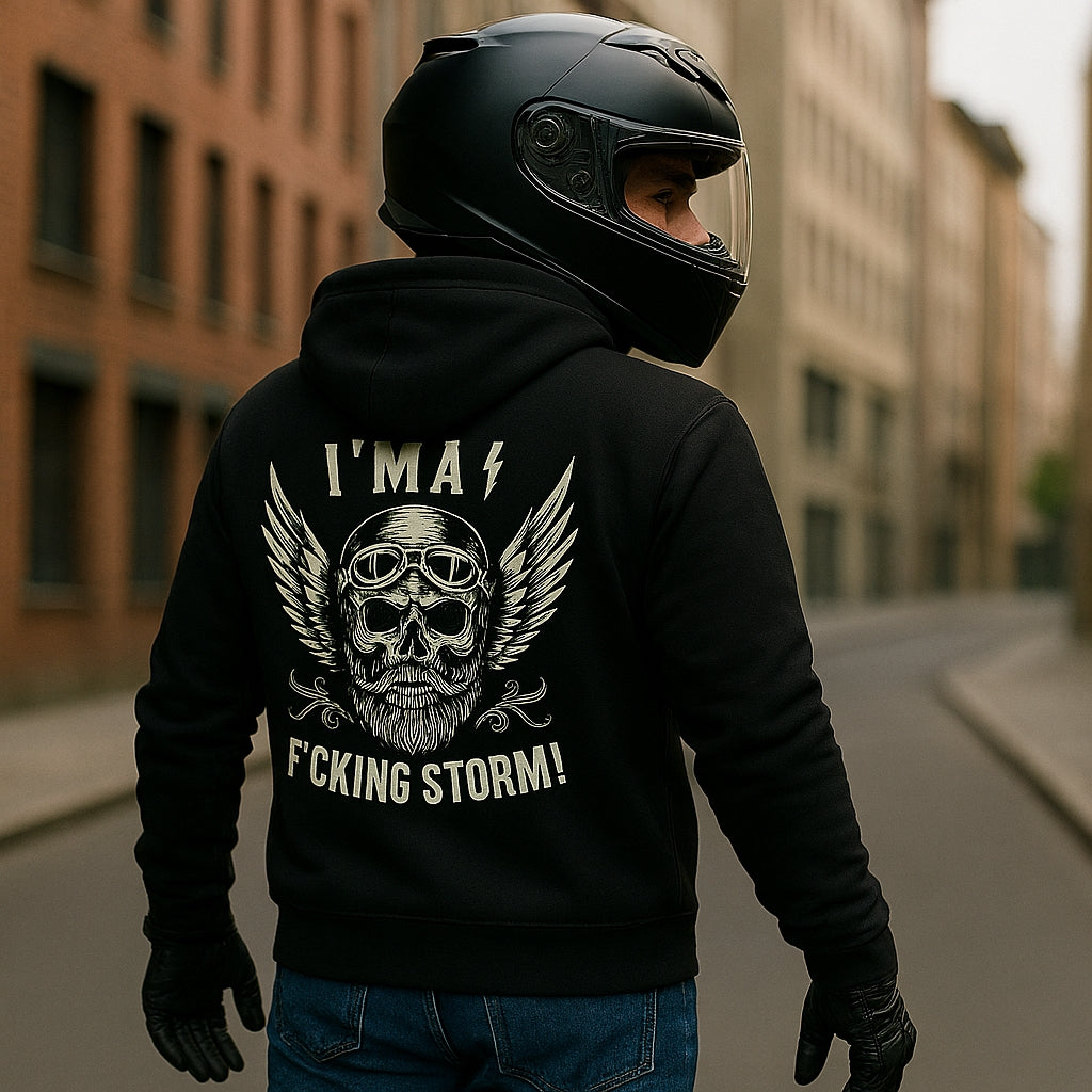 Colección de ropa streetwear para hombre con diseños de inspiración motera, ropa moto hombre