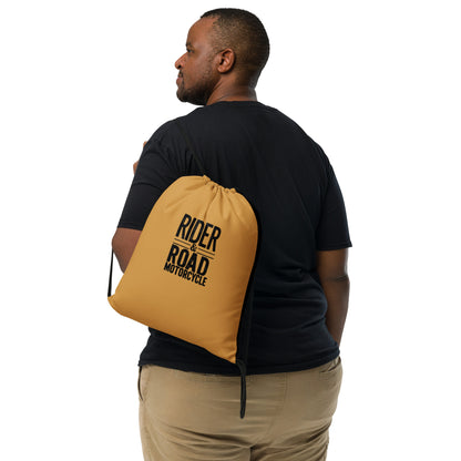 Drawstring bag By Rider&Road "Yellow&Black"