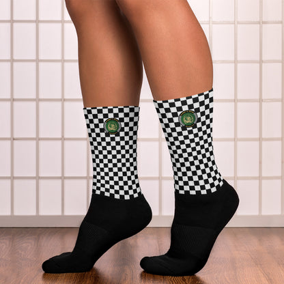 Socks By Rider&amp;Road - White&amp;Green