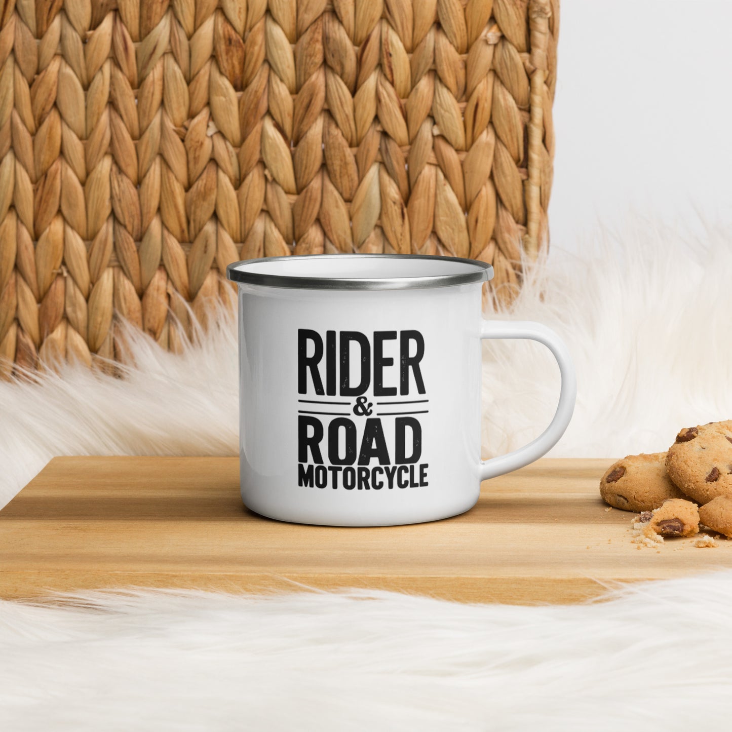 Camper Mug By Rider&Road "Born To Ride" (355 ml) (12 oz)
