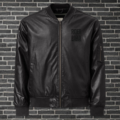 Leather Bomber Jacket By Rider&Road "Lady Racer"