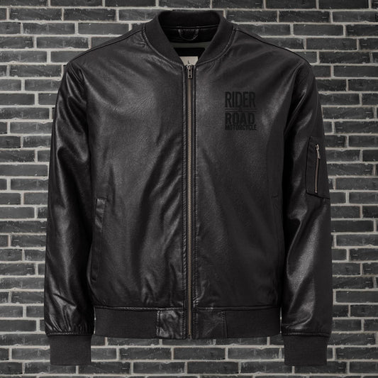 Leather Bomber Jacket By Rider&Road "Lady Racer"