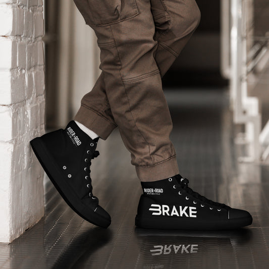 Men's high top shoes By Rider&amp;Road "Brake&amp;Gear"