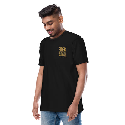 Men's premium heavyweight tee By Rider&amp;Road "Brotherhood"