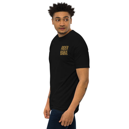 Men's premium heavyweight tee By Rider&amp;Road "Brotherhood"