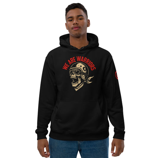 Premium eco hoodie -We Are Warriors- "Skull"
