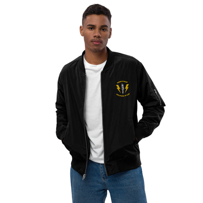Premium bomber jacket "The Spark of Life"