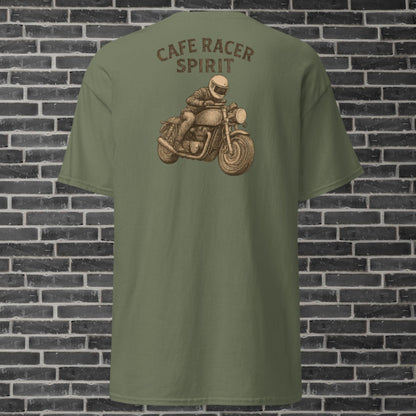 Men's cotton t-shirt By Rider&Road "Cafe Racer Spirit"