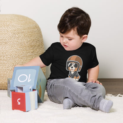 Toddler Short Sleeve Tee By Rider&amp;Road "Baby Dog"