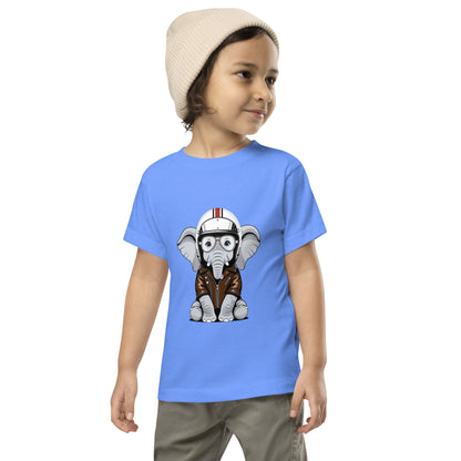 Toddler Short Sleeve Tee By Rider&amp;Road "Baby Elephant"