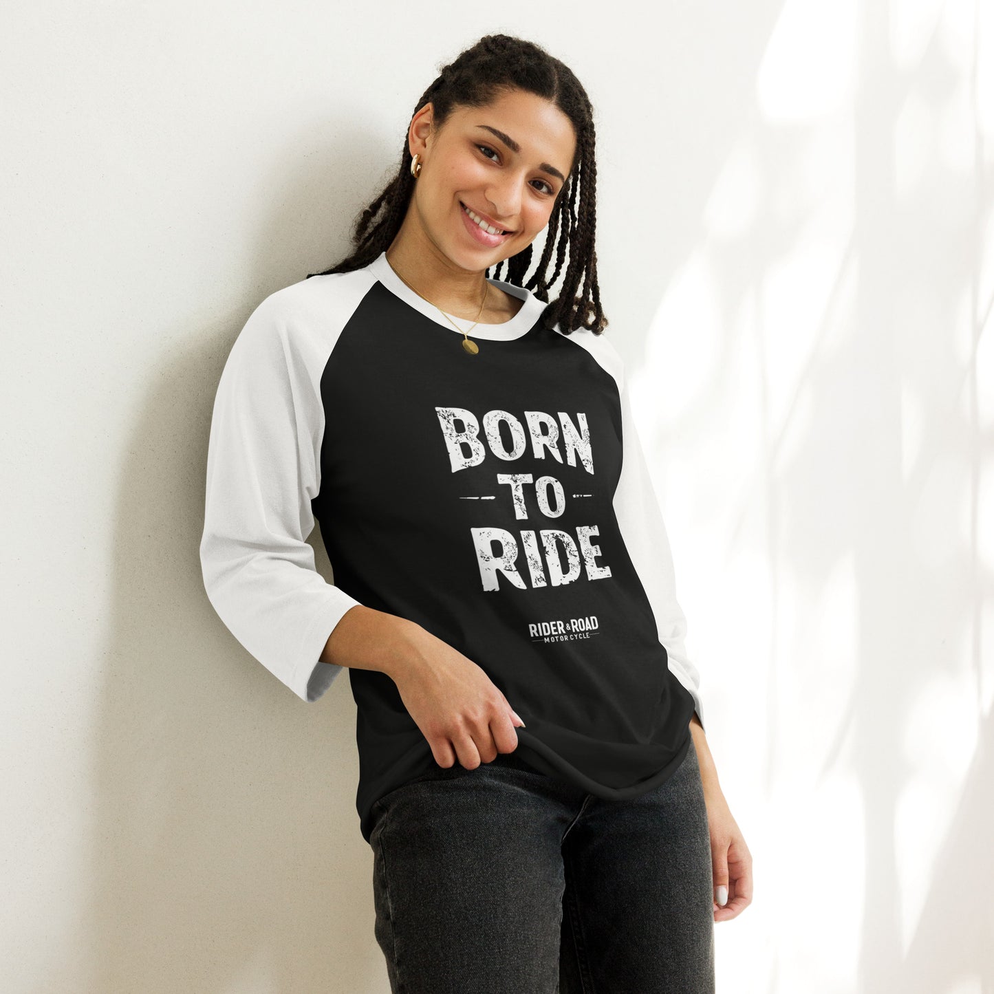 (Unisex) 3/4 sleeve raglan shirt By Rider&amp;Road Nº3
