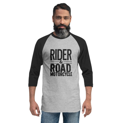(Unisex) 3/4 sleeve raglan shirt By Rider&amp;Road Nº5