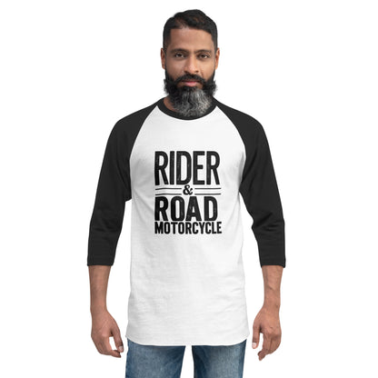 (Unisex) 3/4 sleeve raglan shirt By Rider&amp;Road Nº5
