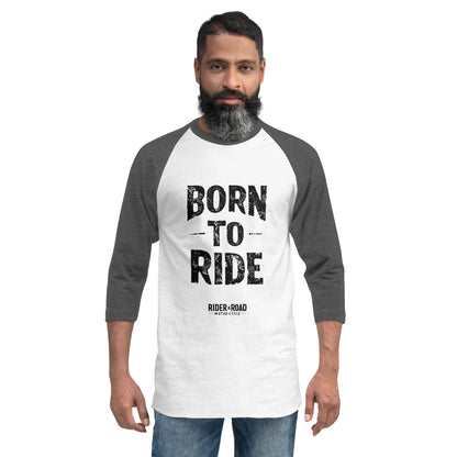 (Unisex) 3/4 sleeve raglan shirt By Rider&amp;Road Nº2