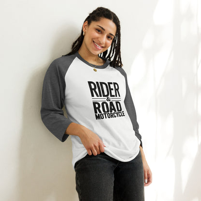 (Unisex) 3/4 sleeve raglan shirt By Rider&amp;Road Nº5