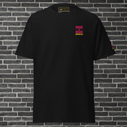 Unisex cotton t-shirt By Rider&Road "Bright pink"