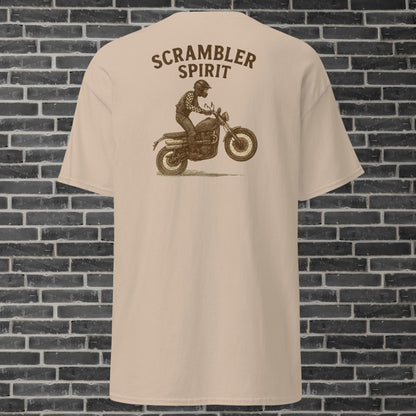 Men's cotton t-shirt By Rider&Road "Scrambler Spirit"
