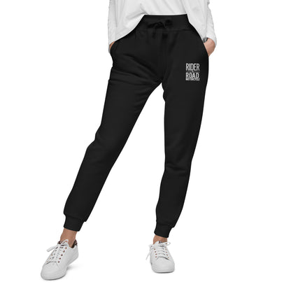 (Unisex) Fleece sweatpants By Rider&Road "Black&White"