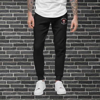 (Unisex) Fleece sweatpants By Rider&amp;Road "Skull"