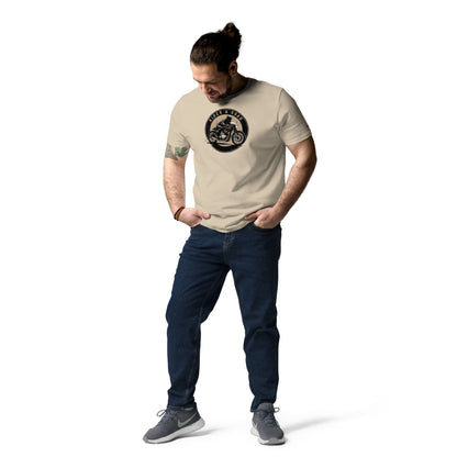 Men's cotton t-shirt by Rider&Road "Cafe"