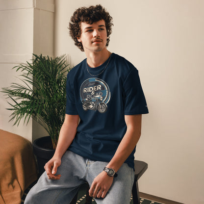 Men's cotton t-shirt By Rider&Road "Rider&Road Classic"