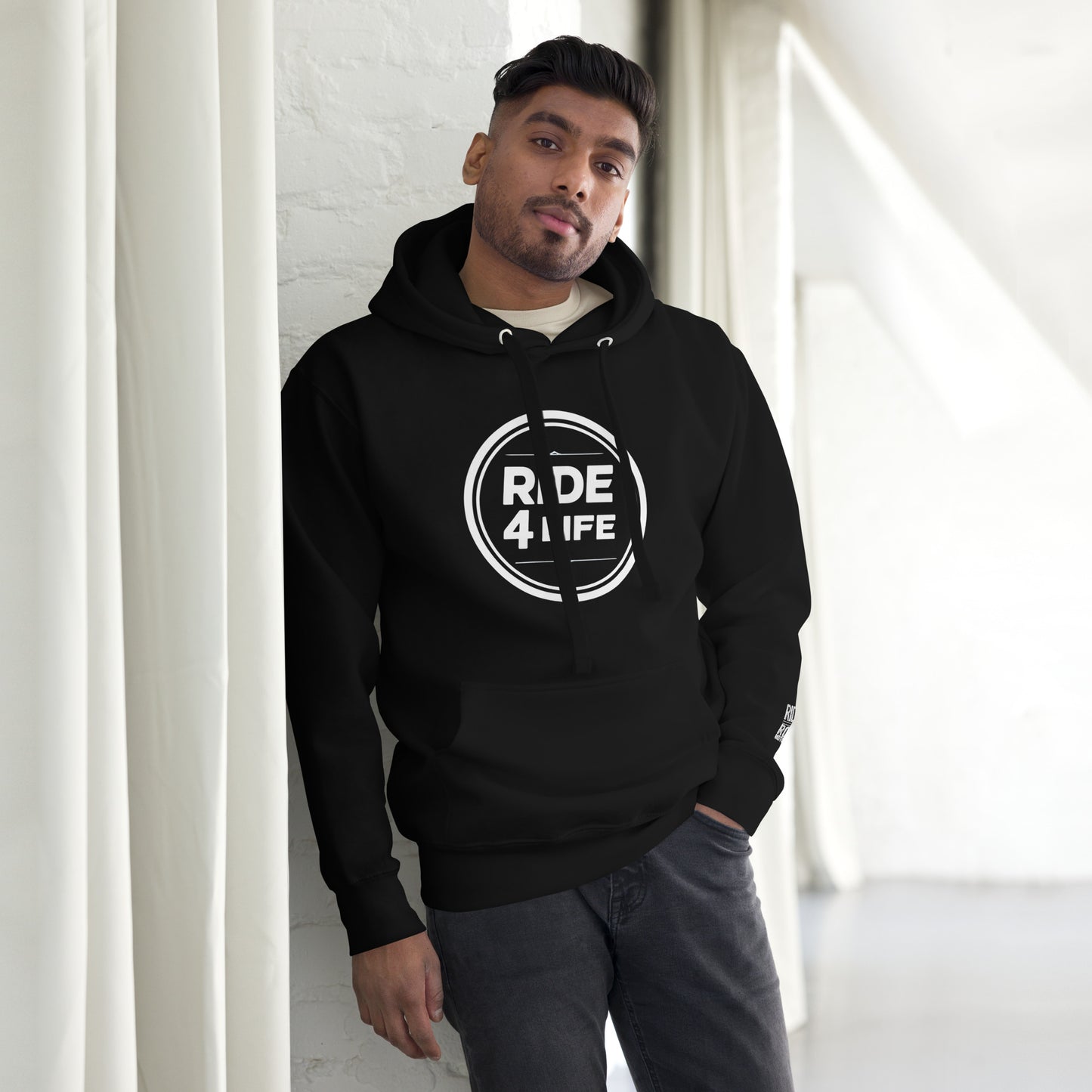 Men's hoodie By Rider&amp;Road "Ride 4 Life"