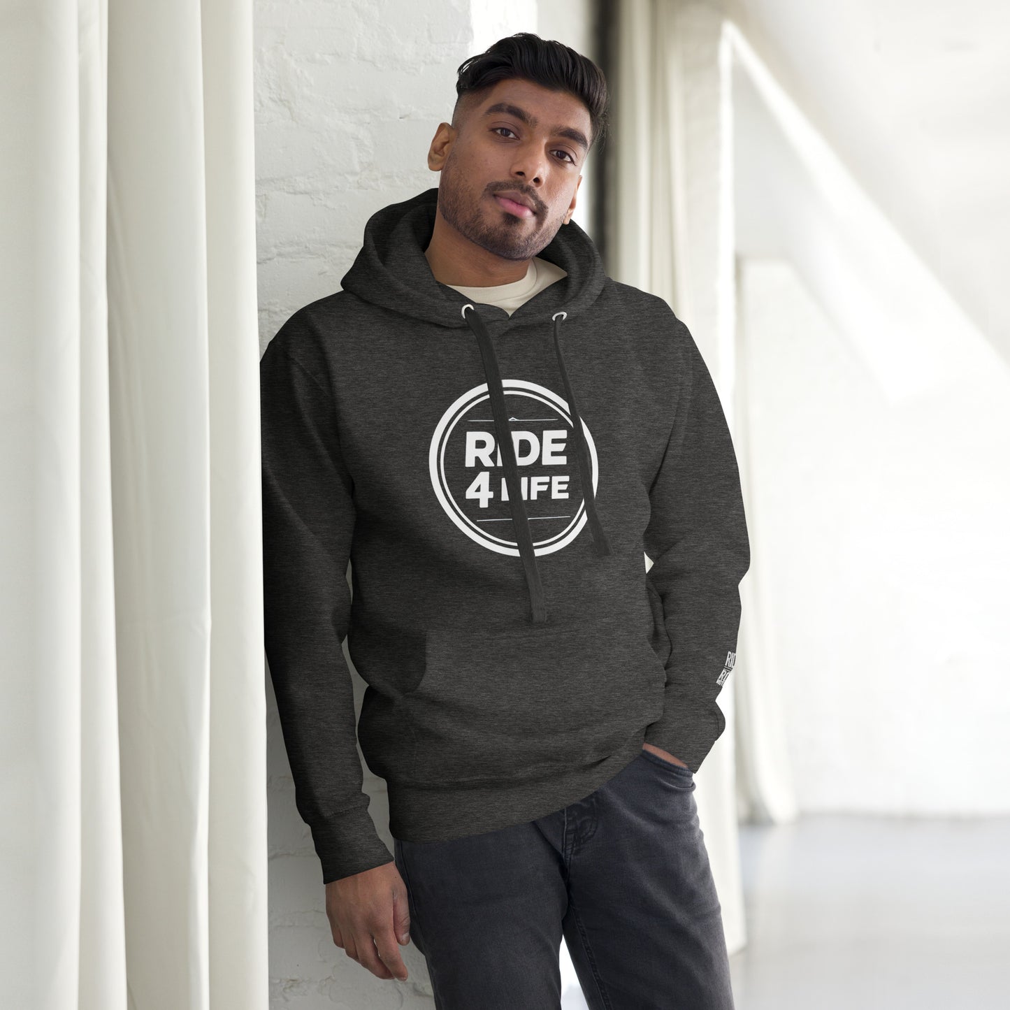 Men's hoodie By Rider&amp;Road "Ride 4 Life"