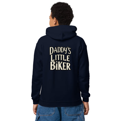 Youth heavy blend hoodie By Rider&amp;Road "Daddy's Biker"