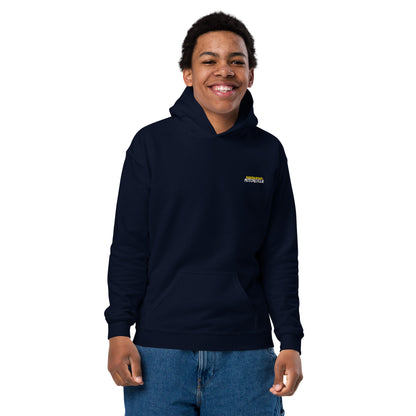 Youth heavy blend hoodie By Rider&amp;Road "Daddy's Biker"