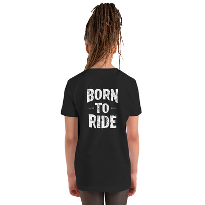 Youth Short Sleeve T-Shirt By Rider&amp;Road "R&amp;R Dark"