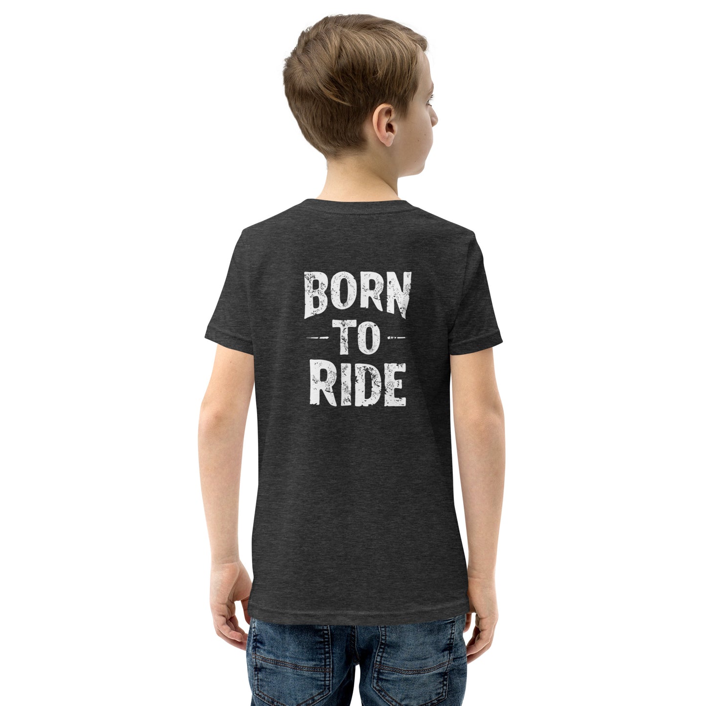 Youth Short Sleeve T-Shirt By Rider&amp;Road "R&amp;R Dark"