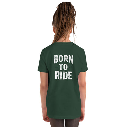 Youth Short Sleeve T-Shirt By Rider&amp;Road "R&amp;R Dark"