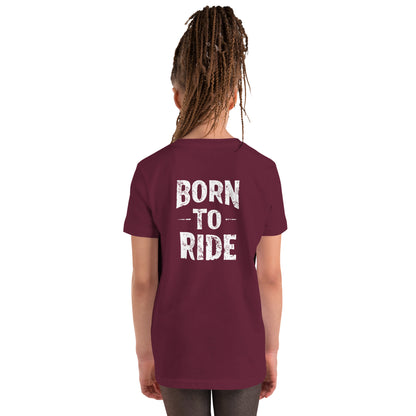 Youth Short Sleeve T-Shirt By Rider&amp;Road "R&amp;R Dark"