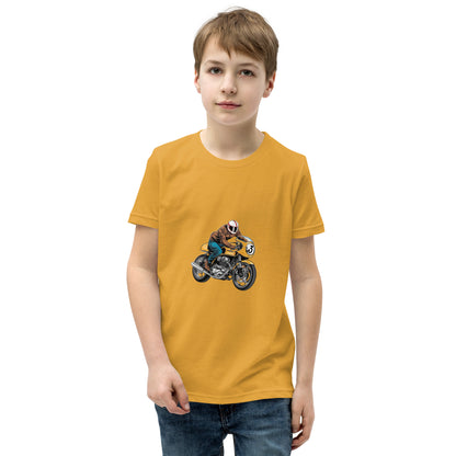 Youth Short Sleeve T-Shirt By Rider&amp;Road "Bike Nº 3"