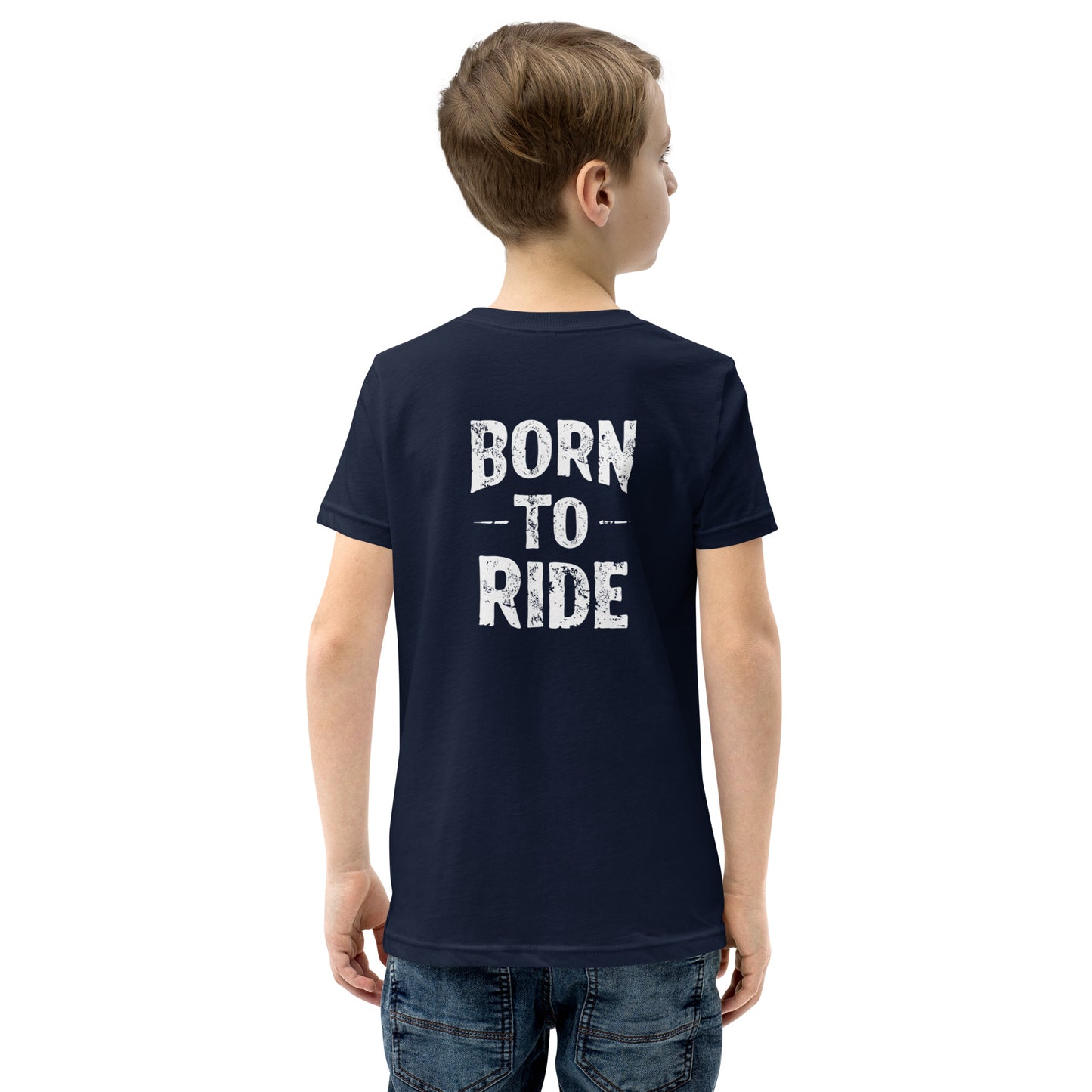 Youth Short Sleeve T-Shirt By Rider&amp;Road "R&amp;R Dark"